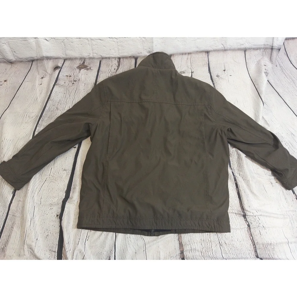 Marc New York Jacket Mens XXL‎ Brown Quilted Lined Full Zip Utility Coat